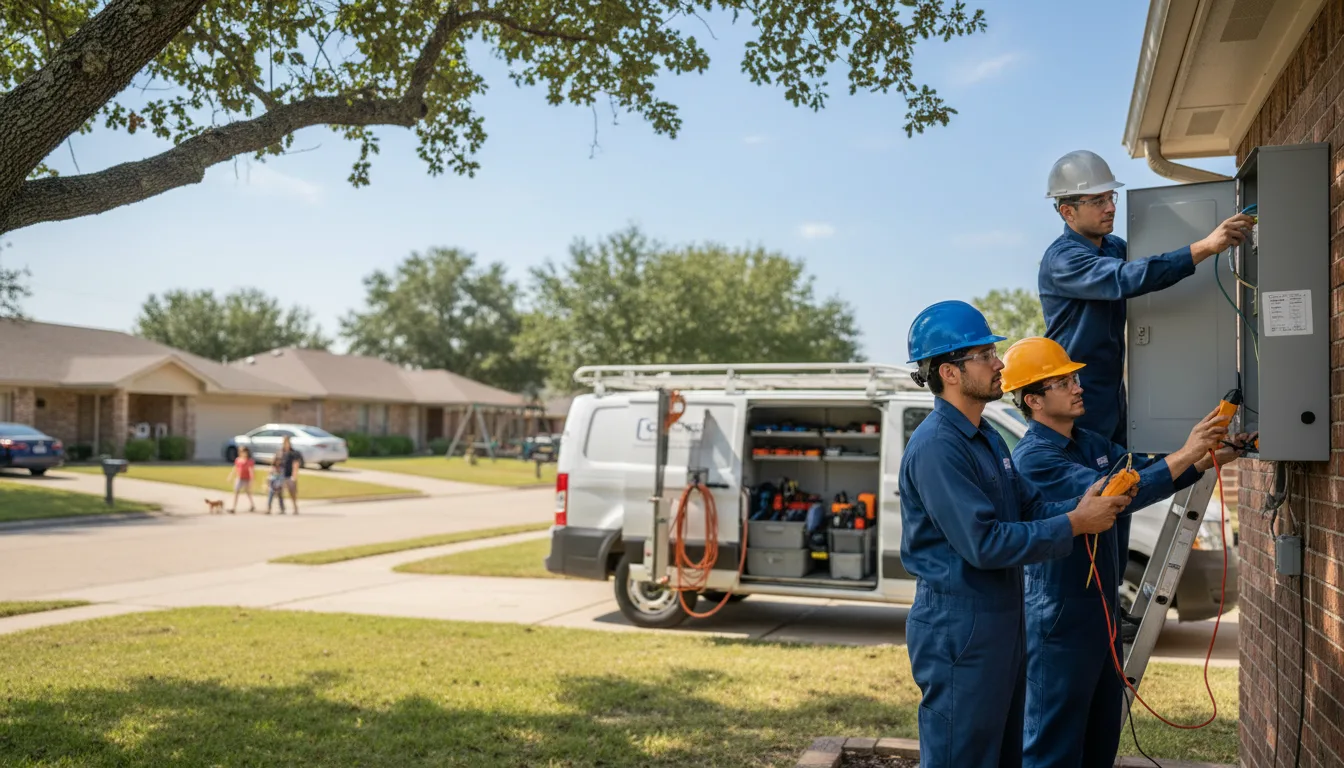 Certified electrician providing emergency electrical services in Stark City, MO